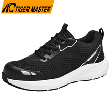 Metal-free Lightweight Breathable Sneaker Safety Shoes with Composite Toe