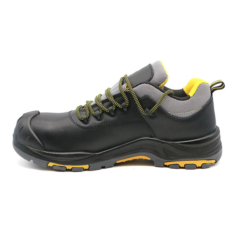 PU Rubber Sole Fiberglass Toe Shoes for Work 