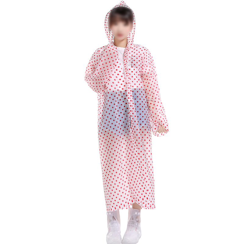 Waterproof Non-disposable EVA Raincoat for Women