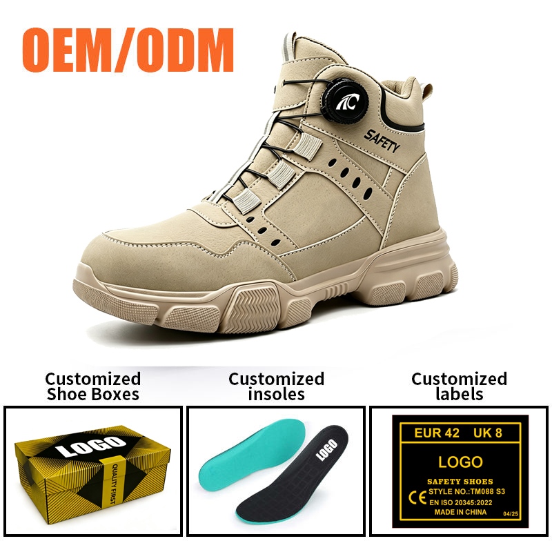 Smart Buckle Steel Toe Construction Safety Boots
