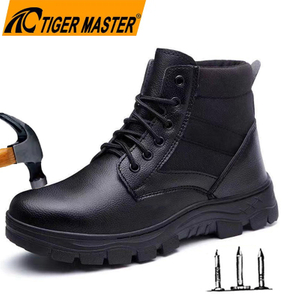 Cheap Steel Toe Mining Safety Shoes Rubber Sole