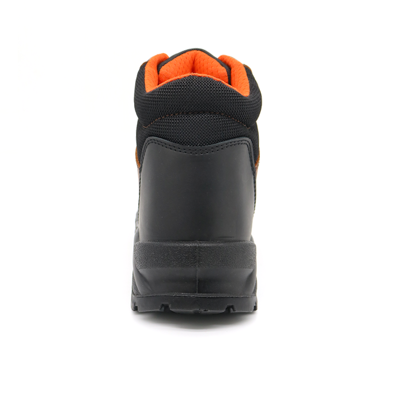 Non-slip Fiberglass Toe Anti Puncture Safety Boots Brown
