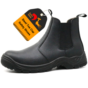 Steel Toe Construction Safety Footwear No Laces