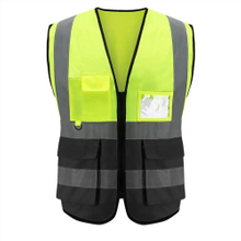High Visibility Reflective Safety Vest Multiple Pockets