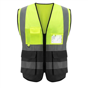 High Visibility Reflective Safety Vest Multiple Pockets