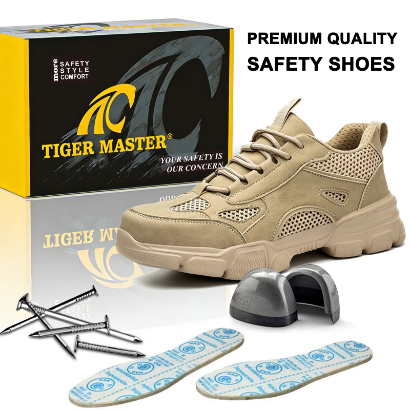 Steel Toe Puncture-proof Breathable Work Shoes lightweight