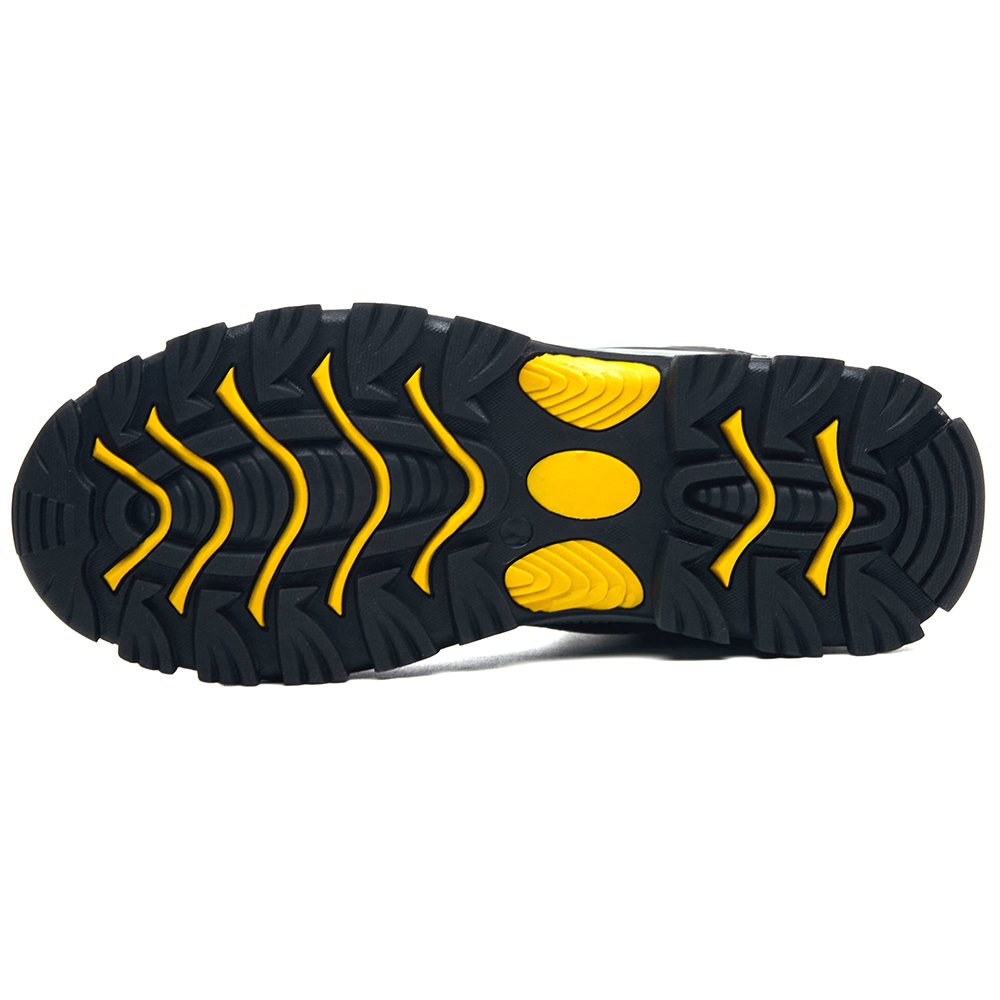 Steel Toe Puncture-proof Outdoor Safety Boots Black for Men