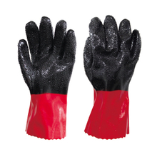 30cm Rough Finish Chemical Resistant PVC Industrial Gloves