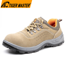 Anti-slip Steel Toe Suede Leather Work Shoes for Men