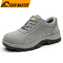 EU Steel Toe Rubber Sole Safety Shoes for Men Oil Resistant