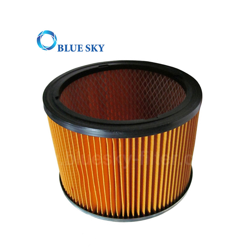  Filtro cilíndrico de eficiencia media amarillo/filtro de cartucho/filtro cilíndrico