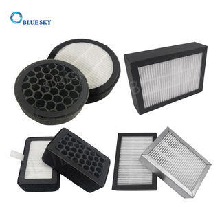Mini filtros HEPA plisados ​​de carbón activado en panal personalizados para accesorios de purificador de aire