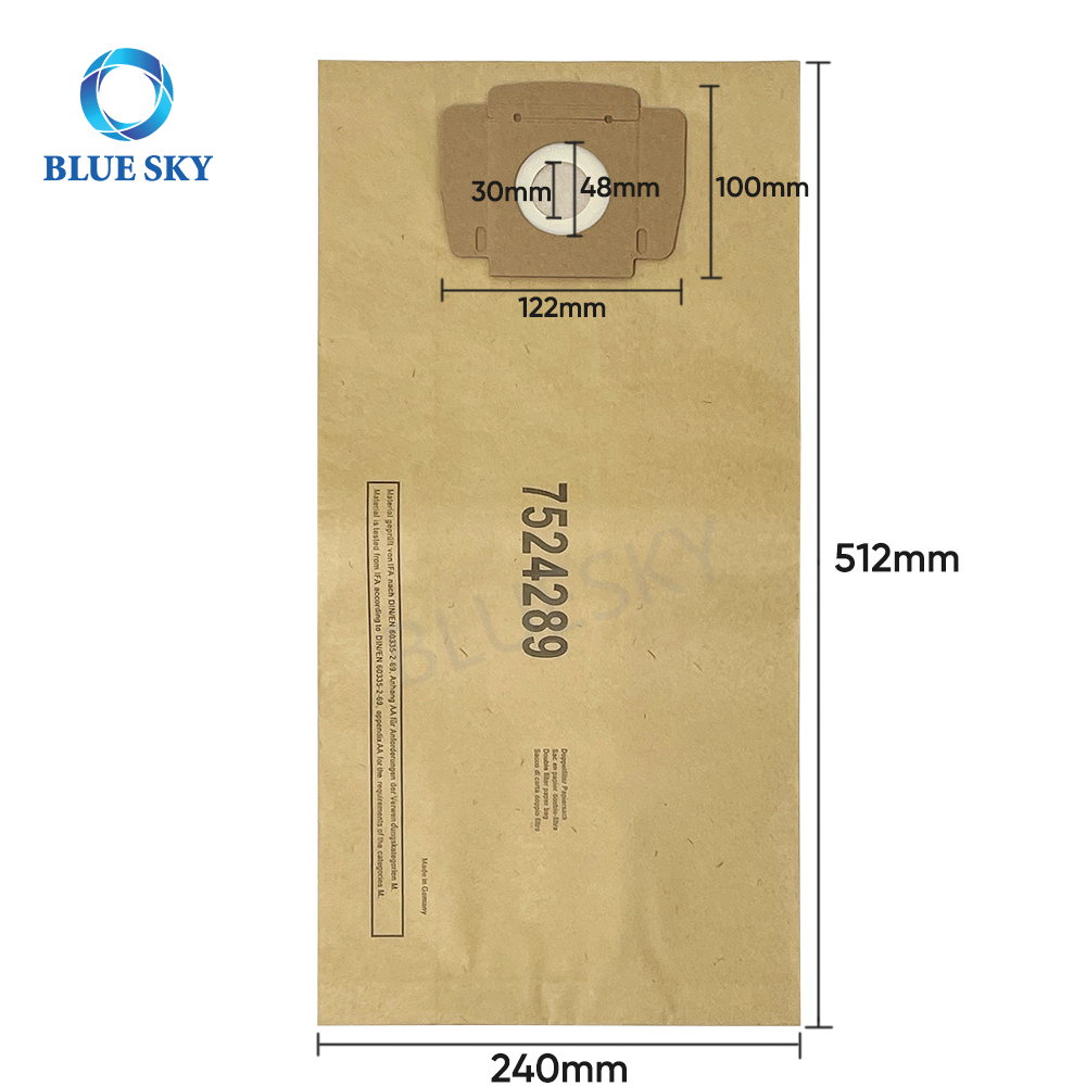 适用于 Taski 7524289 Aero 8 15 Plus 真空吸尘器备件附件的更换纸吸尘袋