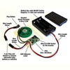 Push Button Activated Sound Module with Speaker for Personalized Greetings, DIY Projects, And Holiday Crafts