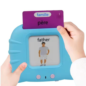 Custom Native Autism French & English Bilingual Flash Cards for Toddler/Beginning Learning Educational Toy for Ages 2-8 Monterey