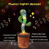 Cute Soft Dancing Cactus Toy 120 Songs Singing Talking Electric Dancing Cactus Stuffed Toy for Kids Baby Music Plush Toys