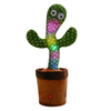 Cute Soft Dancing Cactus Toy 120 Songs Singing Talking Electric Dancing Cactus Stuffed Toy for Kids Baby Music Plush Toys