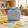 Hot Sale English Talking Flashcards for Kids - 224 Vocabulary 112 Cards Purple, Montessori Learning Toy Quick Delivery