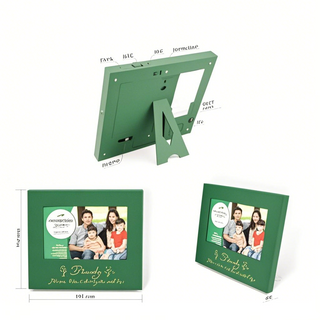 Picture Frame Personalized Voice 30S Recordable Photo Frame for Tabletop Desk Bookshelf Office Home
