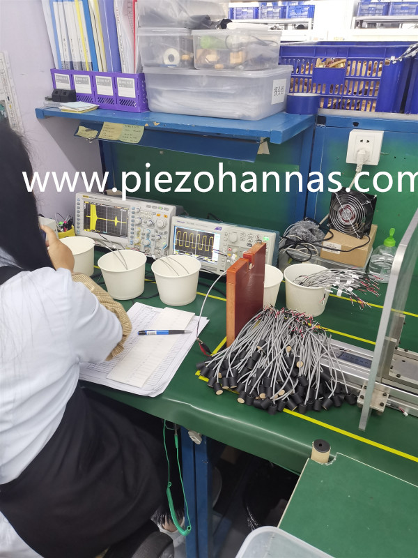 Transductor de rango ultras&oacute;nico piezoel&eacute;ctrico de 200kHz PVDF para el sensor de nivel