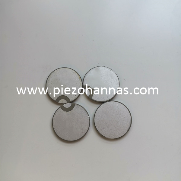 Disco piezocerámico de material Pzt5a para detección de fuerza