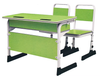 Factory Cheap Modern School Furniture MDF Board Detachable Double Student Desk and Chair