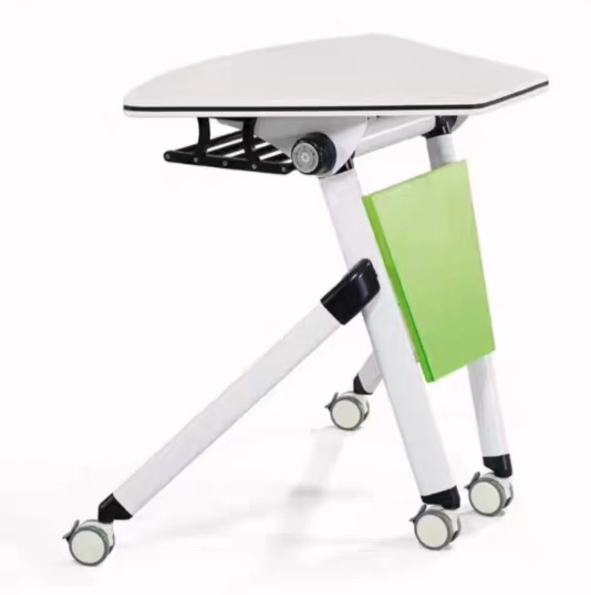 Wholesale Movable Training Room Wood Desk University School Double Student Study Table and Chair Set