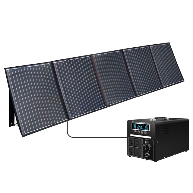 Alta potencia al aire libre Portabel plegable Panel de cargador Fold solar Paneles fotovoltaicos12V18V