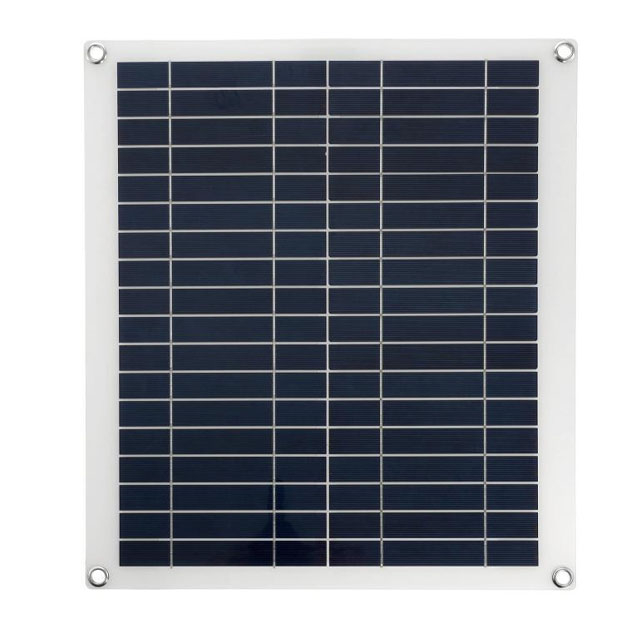 Polycrystalline 20W لوحة شمسية مرنة متعددة الأدوات توليد الطاقة الصغيرة مجموعة شمسية مرنة 100W الكهروضوئية