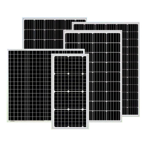 لوحة الطاقة الشمسية 200W إطار الألومنيوم الرقائقي الكهروضوغرافية لوحة شحن شحن شمسي واحد لوحة شمسية بلورية شمسية واحدة