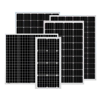 لوحة واحدة جديدة من الكريستال 150W لوحة الطاقة الشمسية الأسرة 1224V اللوحة الكهروضوئية 100W لوحة شمسية