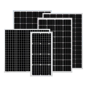 Nuevo panel solar fotovoltaico de un solo cristal de 150W hogar de 1224V Panel fotovoltaico de 100W panel solar