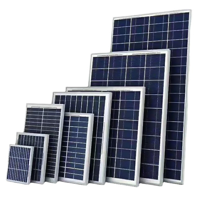 Panel solar de 6V 3W-30W Panel fotovoltaico Policristalino Lámpara solar Lámpara de jardín Accesorios de lámpara de calles