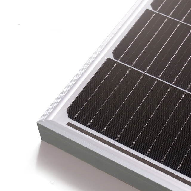 Módulos de media pieza de doble vidrio múltiple monocristalino Paneles solares de energía solar Sistema de suministro de energía solar 550W