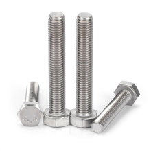 ASTM F593 1/2 "M10 الفولاذ المقاوم للصدأ سداسي سداسي كاب المسمار