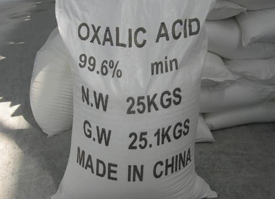 Cristal de ácido oxálico 99,6% para a indústria metalúrgica
