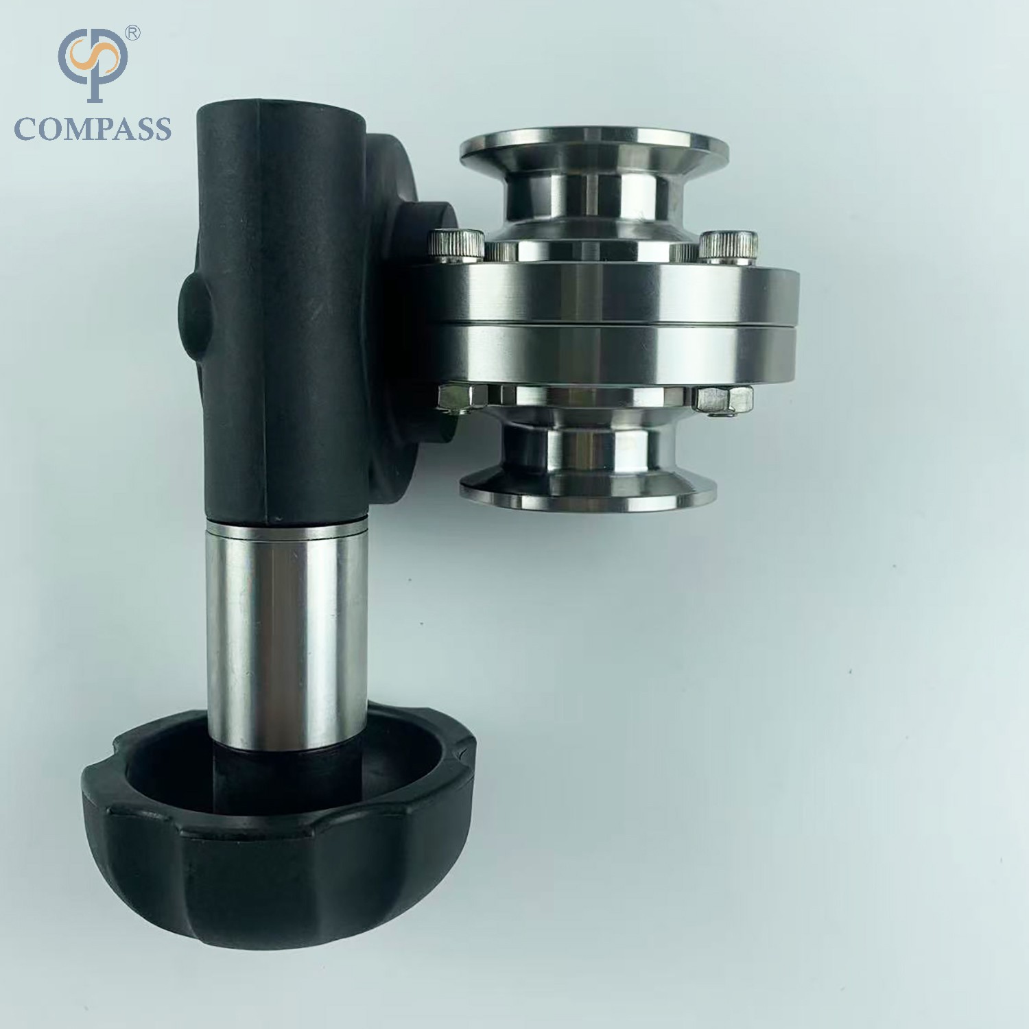 SS304 ПИЩЕВОЙ SMS РУКОВОДСТВЕННЫЙ САНИТАРНЫЙ ЗАЖИМНЫЙ БУФЕРНЫЙ КЛАПАН С МИКРОРЕГУЛИРОВКОЙ