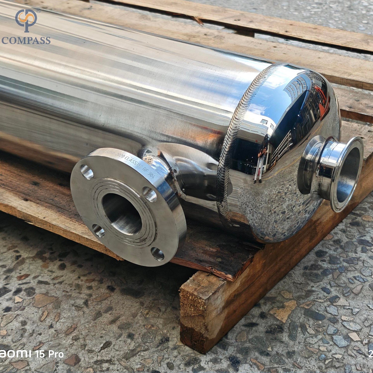 SS304 Пищевой теплообменник со спиральной трубкой