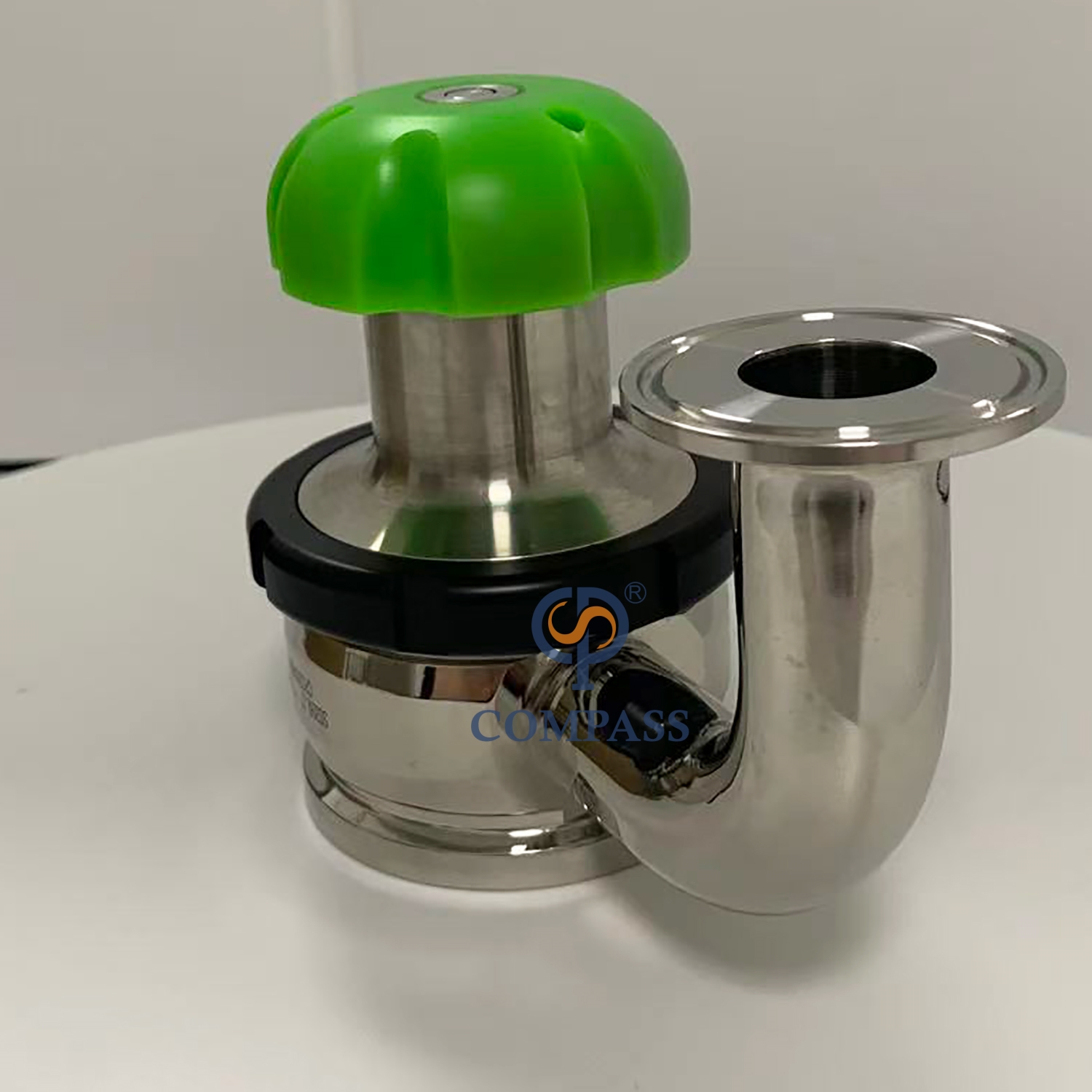 1-дюймовый ручной зажим TC50.5MM SS316L Нижние клапаны промывки бака с маховиком
