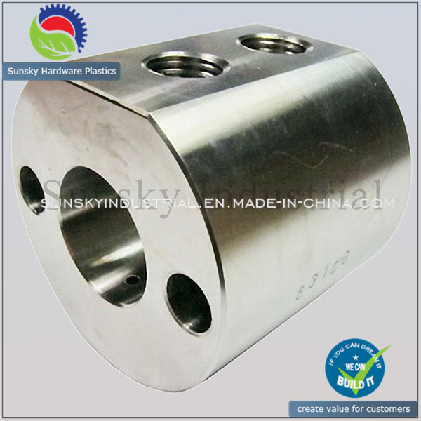High Precision CNC Machining Milled Steel Part with Natural Anodized (MI14011)
