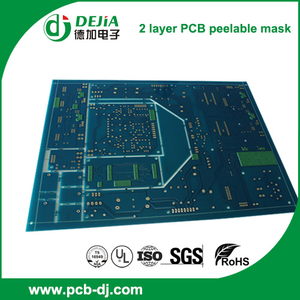 2 layer PCB with peelable mask