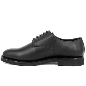 Zapatos oficina cómodos piel negro 1207