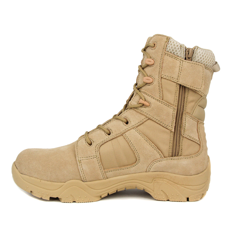 Botas safari militares antideslizantes especiales para hombre con cremallera 7279