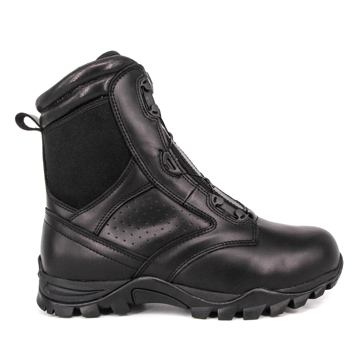 Botas tácticas militares con sistema BOA de uniforme negro para hombre 4288