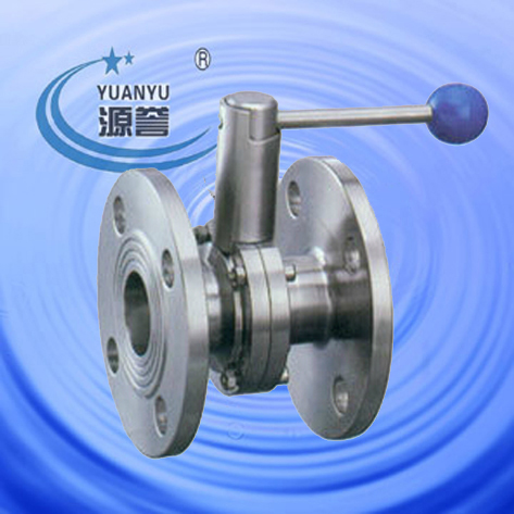 Sanitary Flange Butterfly Valve
