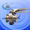Food-grade Butterfly Valve with Stainless Steel Multi-Position Handle
