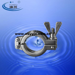 Stainless Steel Sanitary Double Pin Clamp
