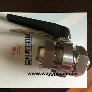 RJT Union Sanitary Butterfly Valve