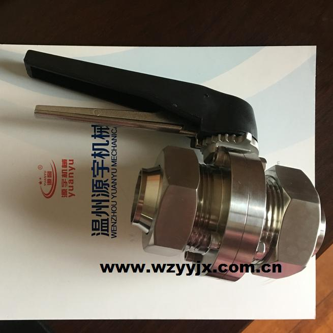 RJT Union Sanitary Butterfly Valve