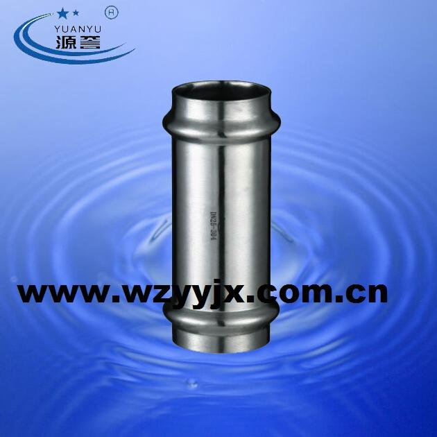 Stainless Steel Press Pipe Fittings Slip Coupling